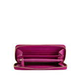 ALVIERO MARTINI - Portafoglio ziparound in saffiano , Ciclamino